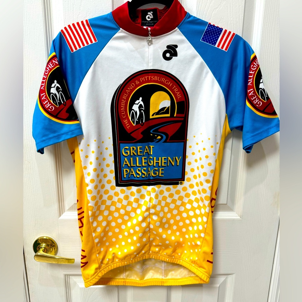 Gap Trail Dotted Peloton Jersey by Aero Tech Designs size medium